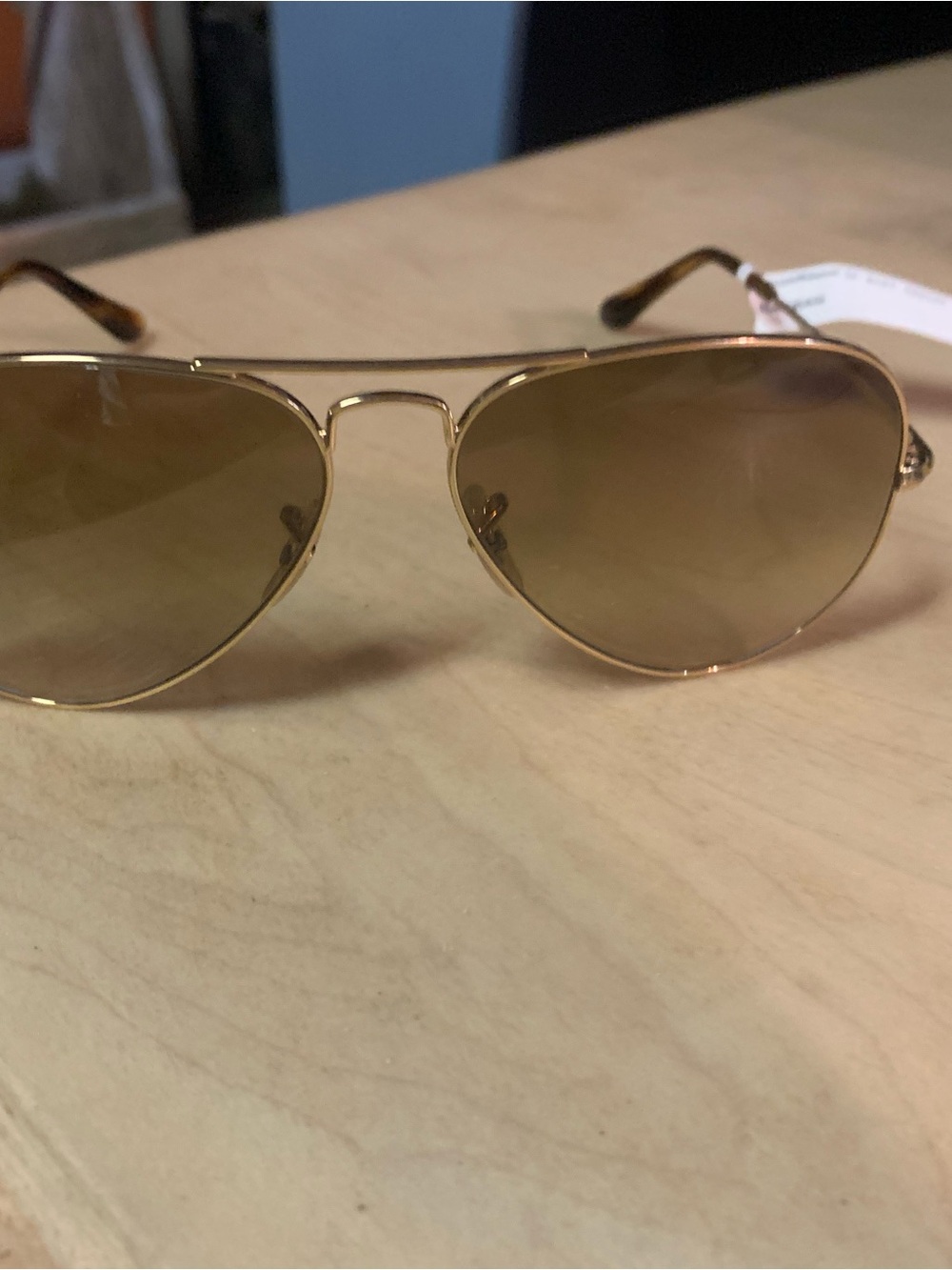 Ray-Ban Aviator Sunglasses - Gold Frame with Brown Lenses